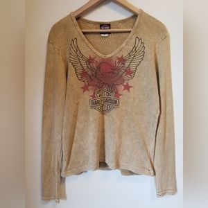 Harley Davidson Motorcycles 2005 Live Free Long Sleeve Tshirts Size X-Large